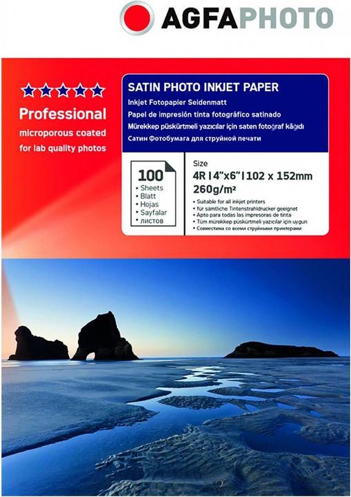 Actual product image AGFAPHOTO Professional Photo Paper (260 g/m², 10 x 15 cm, 1 x)