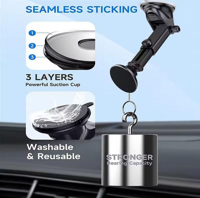 Immagine prodotto PhoneLook Porta telefono magnetico per auto MagSafe ultra resistente e regolabile per parabrezza