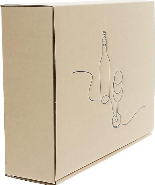 Produktbild kaiserkraft Flaschen-Geschenkkarton Wine Line (2 x)