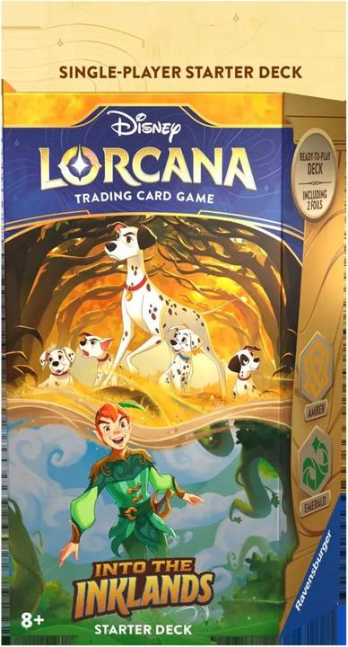 Actual product image Disney Lorcana Trading Card Game: Set 3 - Starter Deck A (English) (English, Booster Pack)