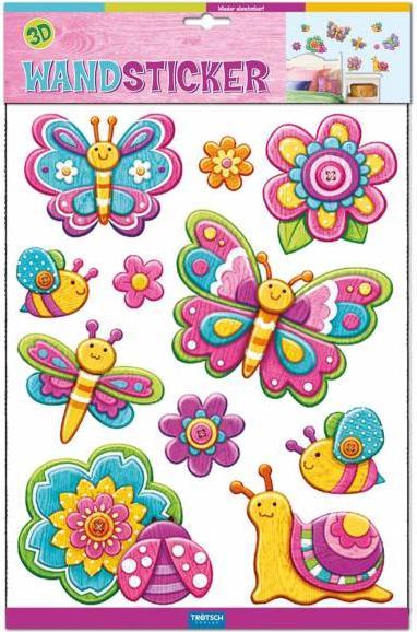 Magni Muursticker vlinder hout ontwerp