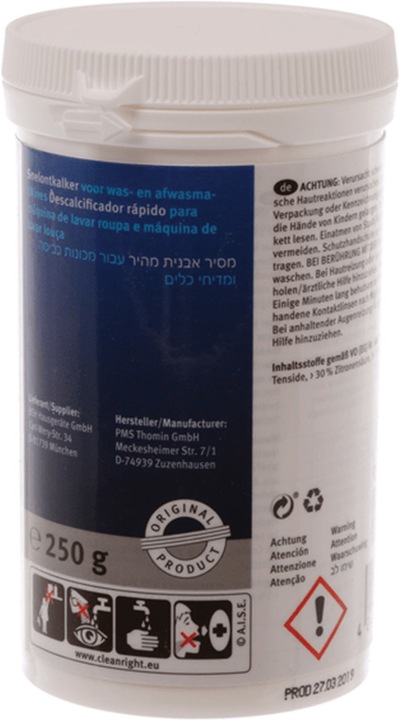 Actual product image Siemens Quick descaler