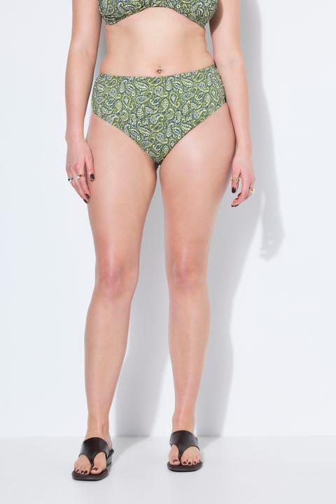 Image du produit Studio Untold Bas de bikini, motif cachemire, taille haute, gainant (48)