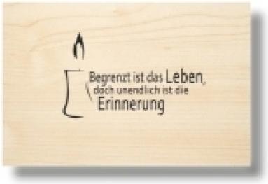 Produktbild Die Laserei So Hot Holzgrusskarten (6 Stk.)