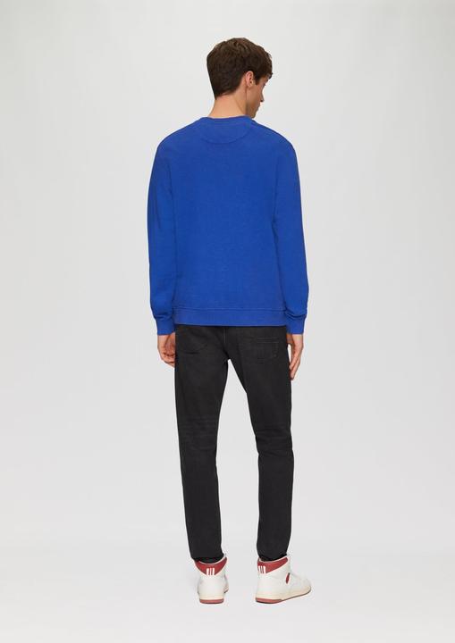 Image du produit s.Oliver Sweatshirt mit Garment Dye und Logo-Detail (S)