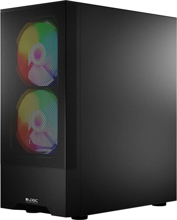Produktbild Logic ARYA ARGB MINIDI USB-3.0-Gehäuse schwarz (ATX)