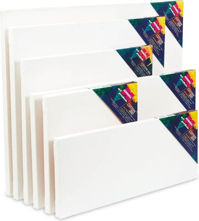 Immagine prodotto Honsell prodotti artistici Telaio per barelle Cotone 300 quadrato bianco 40,0 x 40,0 cm (40 x 40 cm)