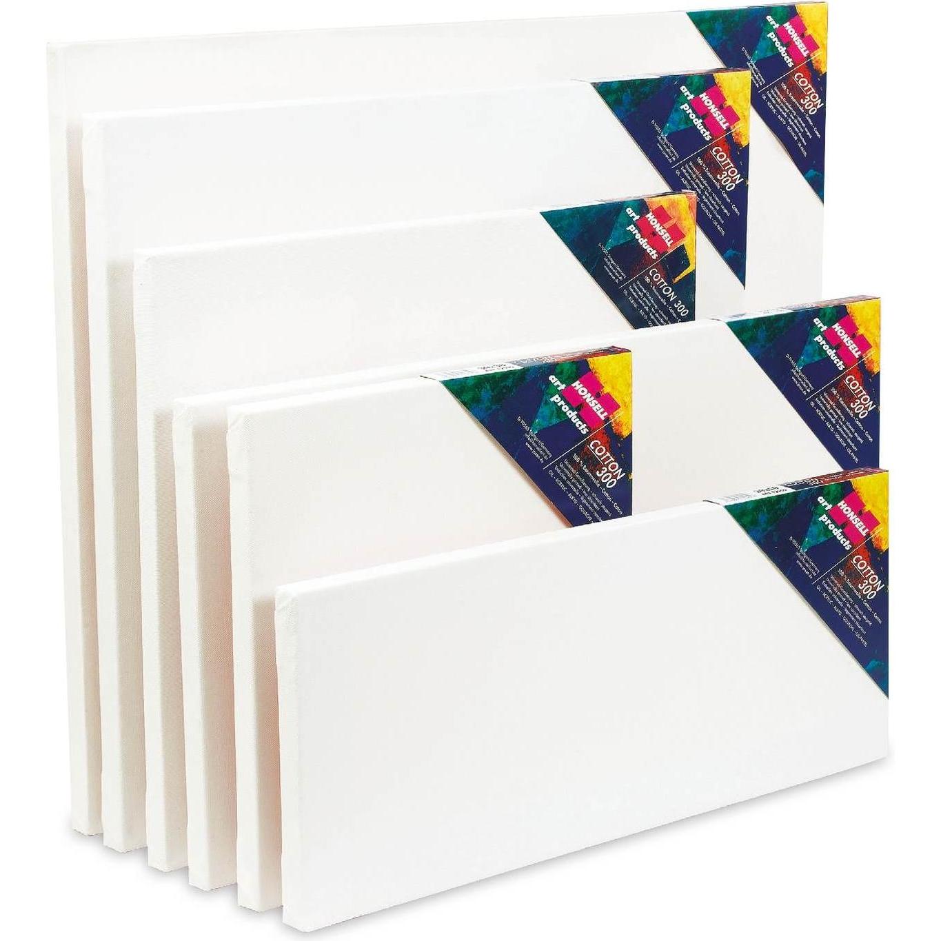 Thumbnail - Honsell, Keilrahmen, art products Keilrahmen Cotton 300 quadratisch weiss 40,0 x 40,0 cm (40 x 40 cm)