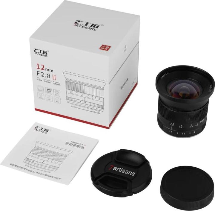 Image du produit 7artisans Focale fixe 12mm F/2.8 MKII Sony E-Mount (Sony E, APS-C / DX)