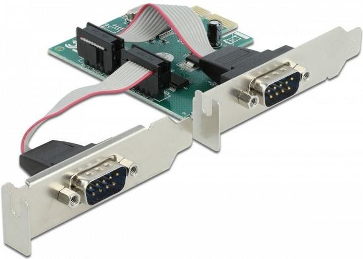 Actual product image Delock PCI Express card 90007 2x serial / RS-232