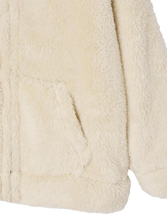 Produktbild Vertbaudet Mädchen Jacke aus Fell-Imitat mit Kapuze, Herzstickerei (128)