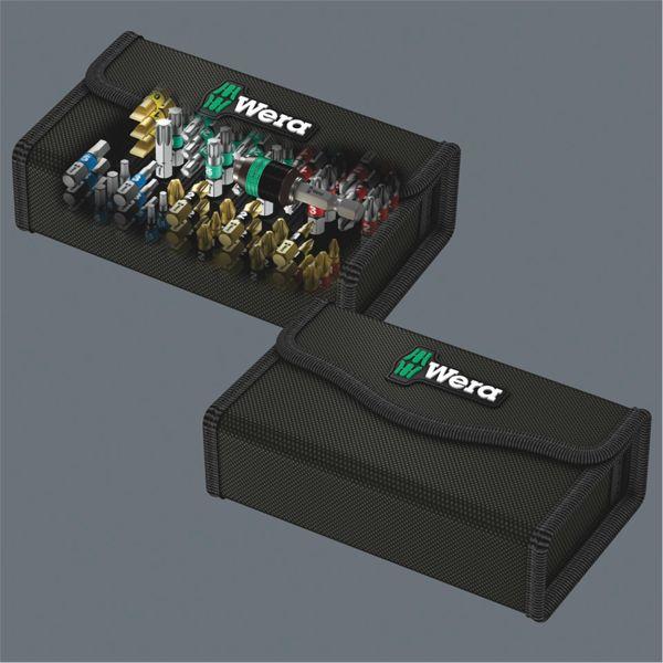 Actual product image Wera Bit set 61 pieces Bit-Safe 61 W (Cross Pozidriv PZ)