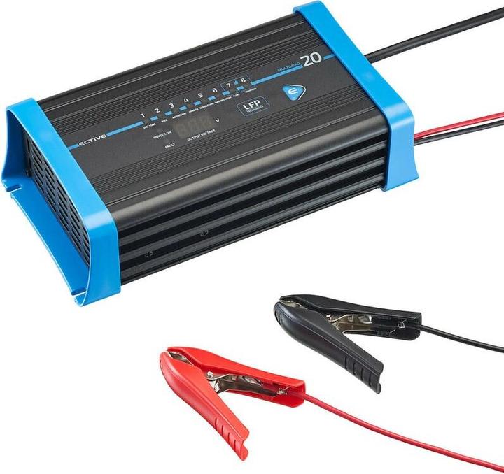Produktbild Ective Multiload 20 LFP 20A/12V 8-Stufen Batterieladegerät (12V, 20 A)
