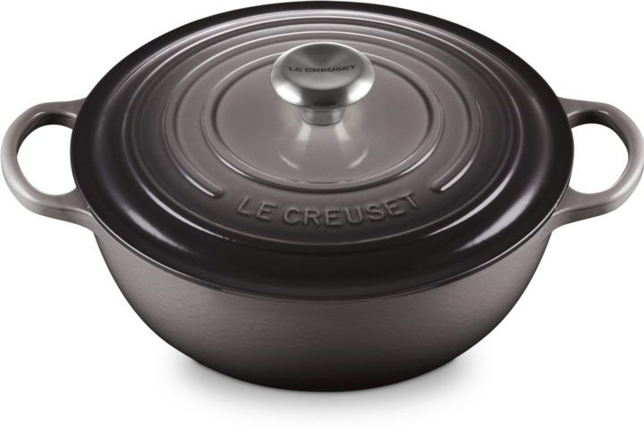 Produktbild Le Creuset Bräter LA MARMITE SIGNATURE dunkelgrau (Bräter + Schmortopf, Emaille, Gusseisen)
