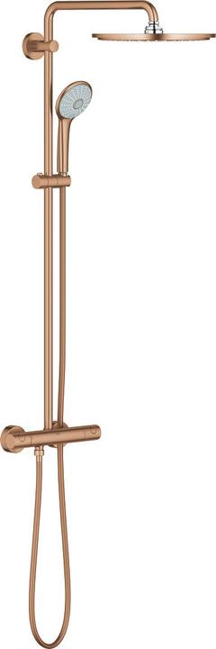 Grohe Euphoria Duschsystem mit Thermostat - Warm Sunset Gebürstet (26075DL0)