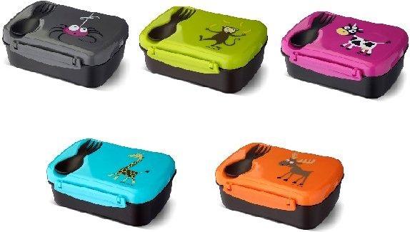 Actual product image Carl Oscar N'ice Box Kids with Ice Pack & Cutlery Blue