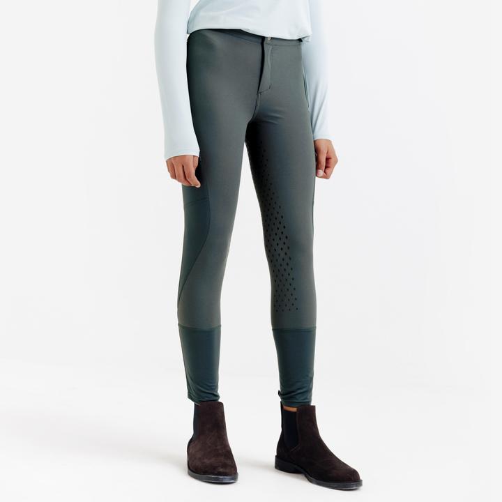 Produktbild Fouganza Reithose Kinder leicht Full Grip Polyester (140)