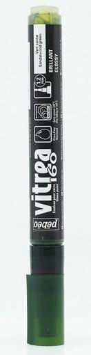Productafbeelding Pebeo Vitrea 160 viltstiften met normale punt glanzende kleuren (Sandelhout groen, 1.20 mm)