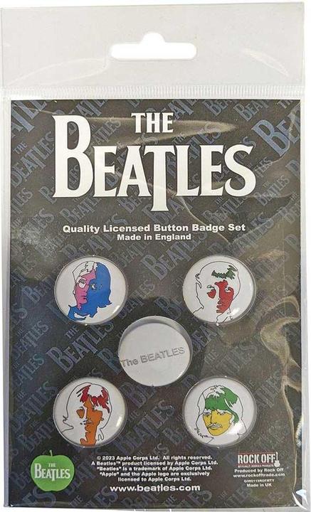 Actual product image The Beatles Ob-La-Di Badge (Pack of 5)