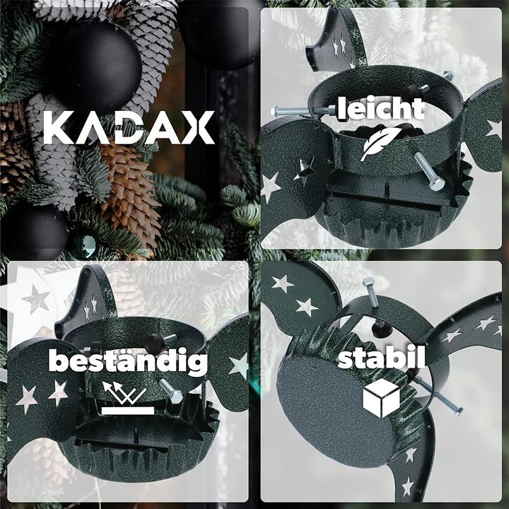Produktbild Kadax Weihnachtsbaumstaender aus Stahl 65cm