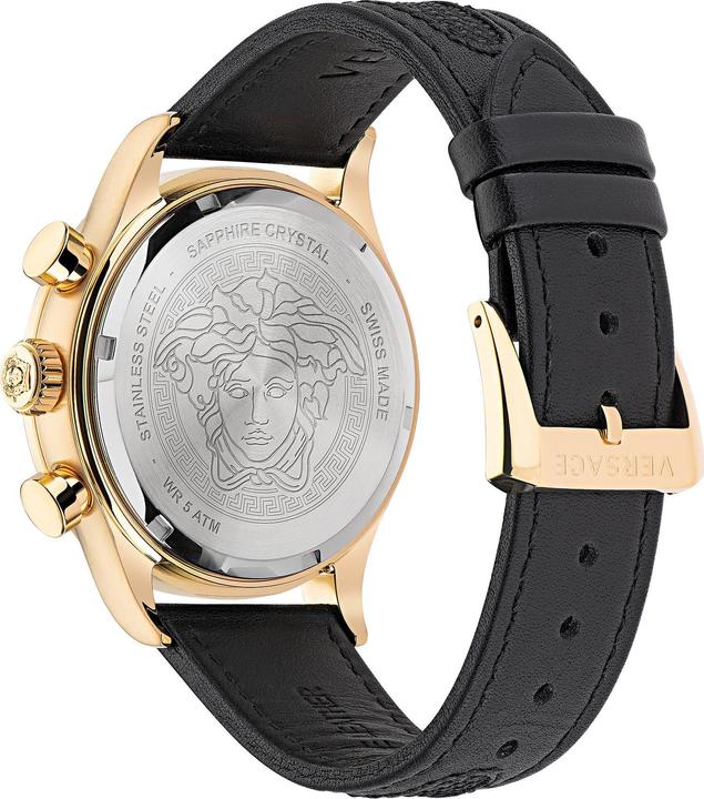 Actual product image Versace Hellenyim Chrono (Chronograph, Analogue wristwatch, 44 mm)