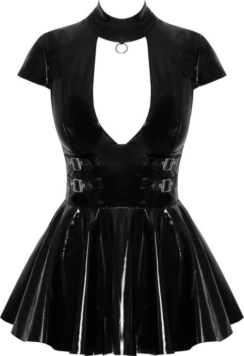 Actual product image Black Level Vinyl Dress (M)