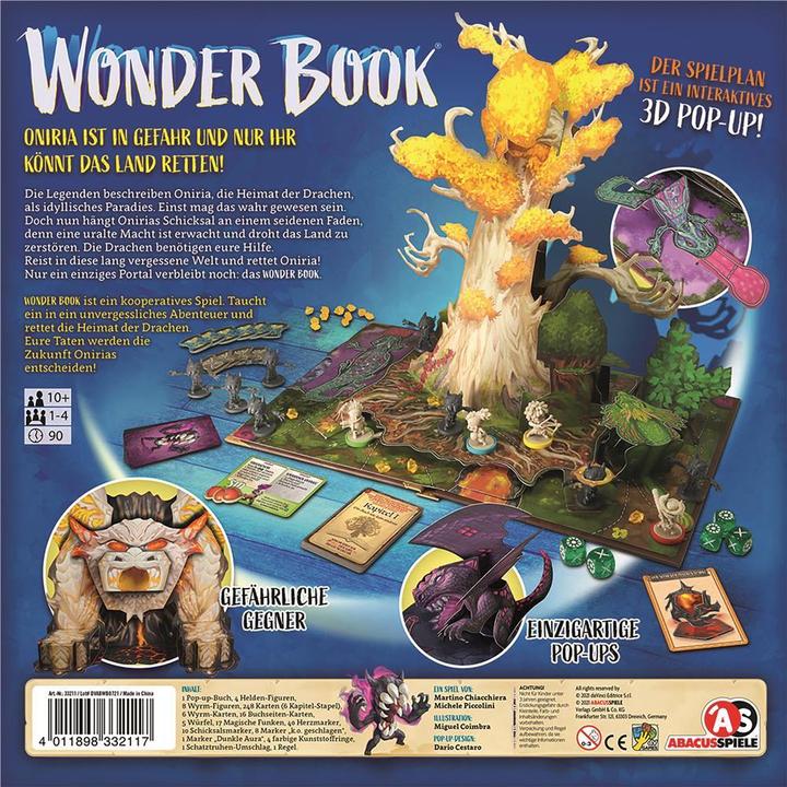 Image du produit Abacus ABA33211 - Wonder Book, jeu de société, pour 1 à 4 joueurs, à partir de 10 ans (EN, édition DE) (Allemand)