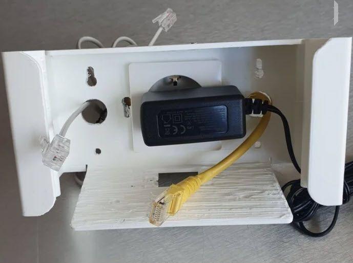 Actual product image Allnet ISP Bridge Modem VDSL2 /zbh. Wall bracket for ALL-BM200