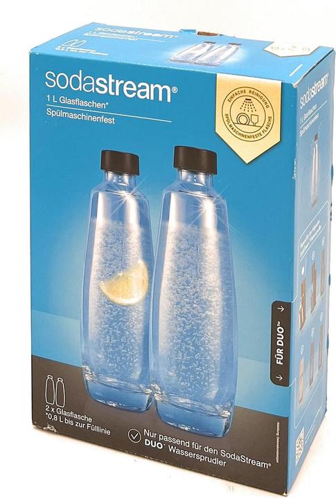 Produktbild SodaStream 2 x 1l Glaskaraffe für DUO
