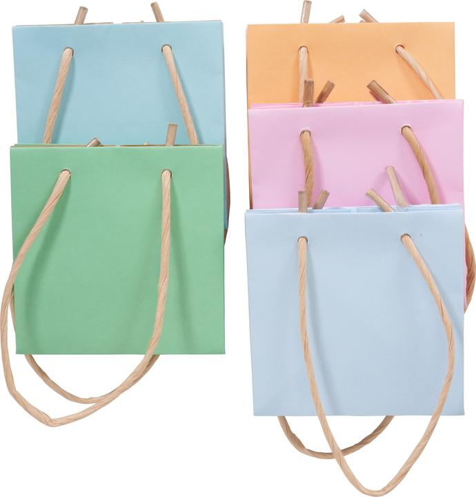 Produktbild VBS Papiertüten "Pastell", 5er Set, 8,5cm (Geschenkbox, 5 x)