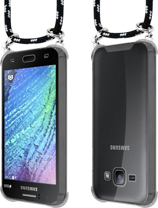 Produktbild Cadorabo TPU Handy Kette SILBER Cover