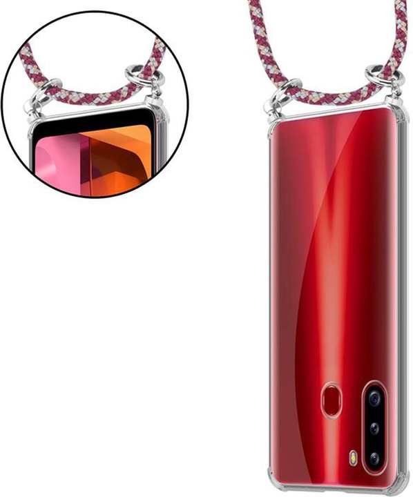 Produktbild Cadorabo TPU Handy Kette SILBER Cover