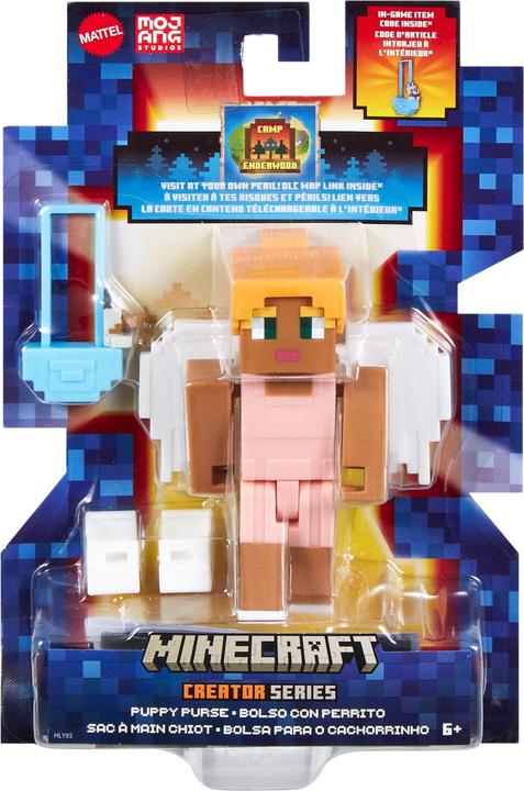 Actual product image Minecraft Creator Series Figure Puppy Purse