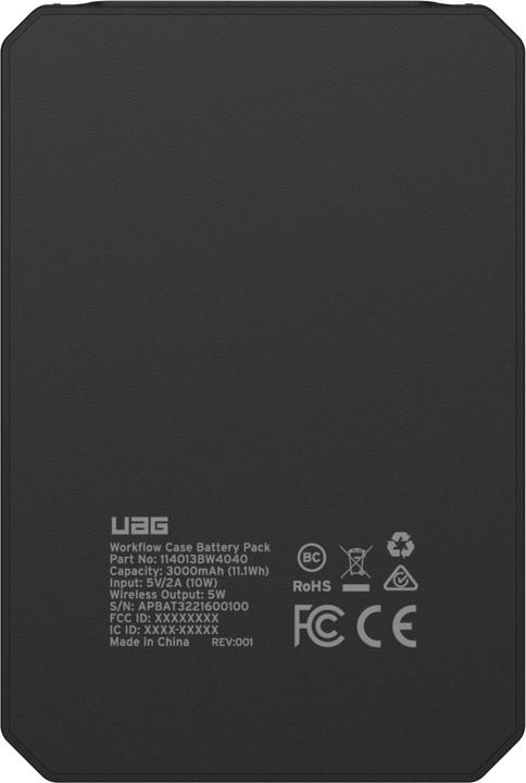 Actual product image UAG Workflow 5000mAh Extended Battery Pack (5000 mAh, 5 W, 18.50 Wh)