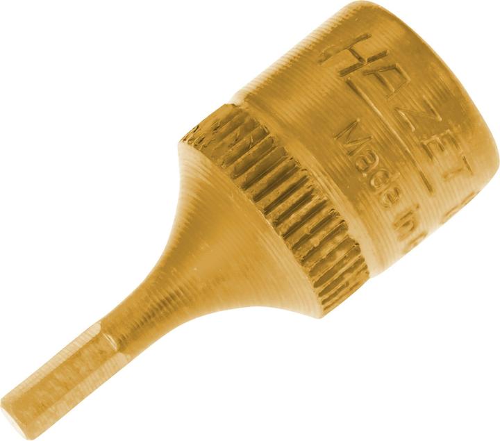Actual product image HAZET Screwdriver socket 8501-2.5 ∙ Square, hollow 6.3 mm (1/4 inch) ∙ Inside hexagon profile ∙ 2.5… (2.5/8")