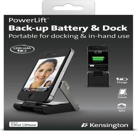 Produktbild Kensington PowerLift 1200mAh 30 Pin (1200 mAh, 4.44 Wh)