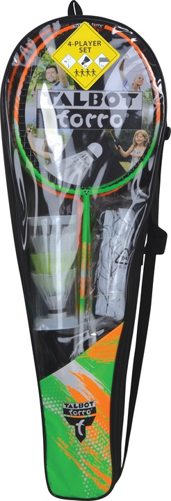 Produktbild Talbot Torro Badminton Set 4 Attacker Plus