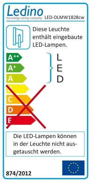 Energie-Label Ledino LED-Deckenlampe mit (880 lm)