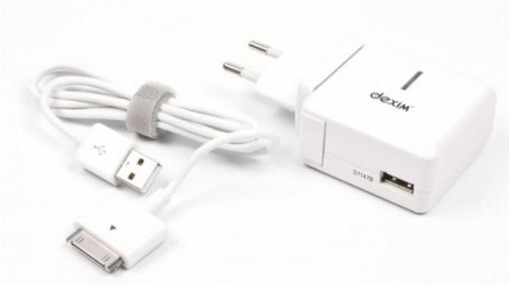 Image du produit Dexim Chargeur pour iPad/ iPhone/ iPod Blanc