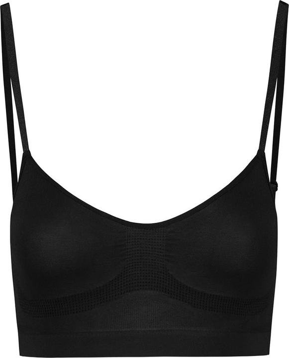 Actual product image Bye Bra Seamless Bra Medium Control - Black XL (Single pack, XL)