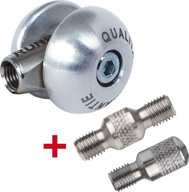 Produktbild Runpotec RUNPO 20382 Laufrolle Ã50mmm.Gewinde RTG Ã12mm f.GlasfaserstÃ¤be Ã7,5 9 11