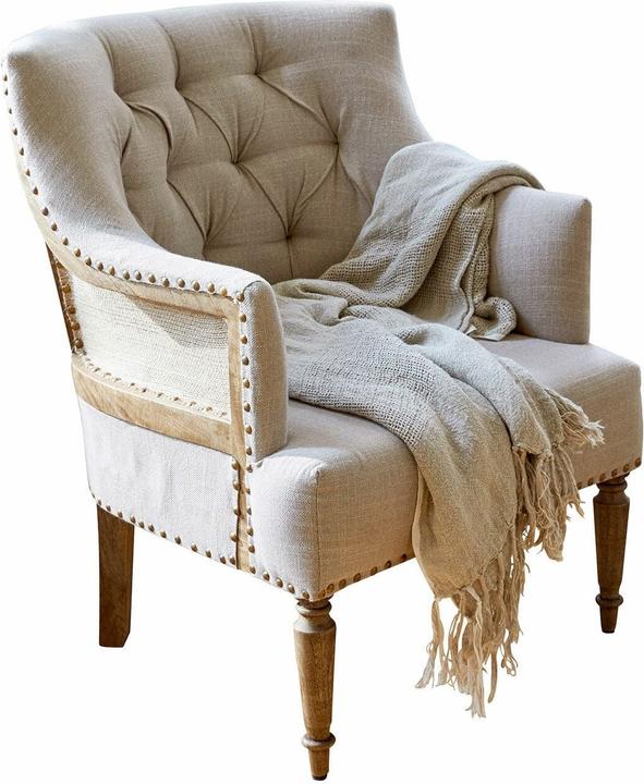 Loberon Poltrona Bebington in lino acquista su Galaxus