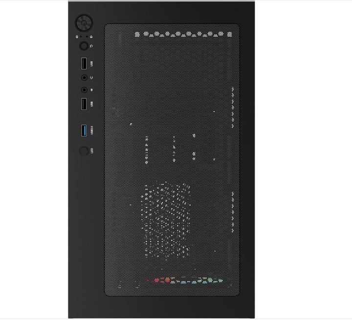 Actual product image AeroCool Viewport Mini-G-BK-v4 ARGB (schwarz, Tempered Glass x 2) (Micro ATX (mATX), Mini-ITX)