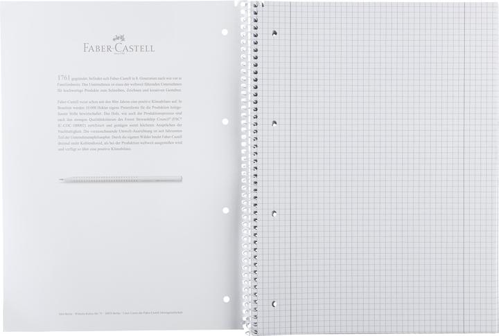 Produktbild Faber-Castell Collegeblock A4 kariert, sky blue (A4, Kariert, Weicher Einband)