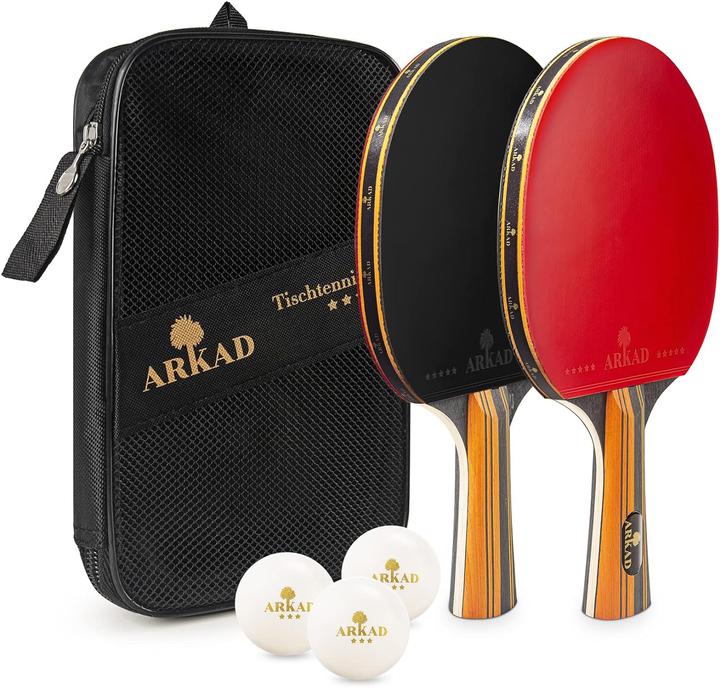 Immagine prodotto Arkad Set di racchette da tennis da tavolo