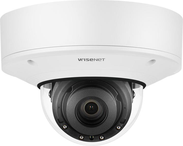 Actual product image Hanwha XNV-8082R Dome camera out. 5MP PoE IR IK1 (3328 x 1872 Pixels)