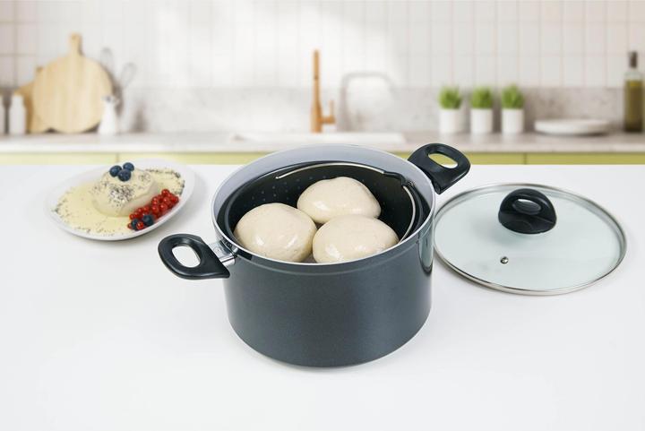 Immagine prodotto Genius Cerafit Magic Pot (24 cm, Set di pentole e padelle da cucina, Pentola, Ceramica)