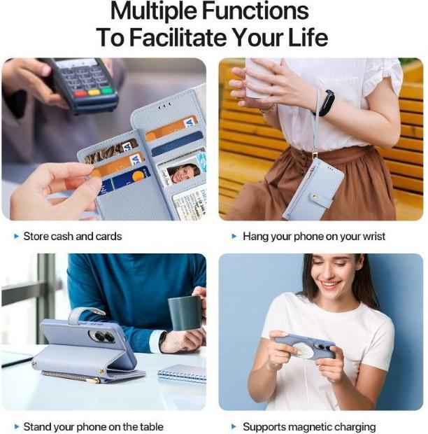 Actual product image Dux Ducis Lawa Series MagSafe Kunstleder Bookcover Hülle (Samsung Galaxy S25 Edge)