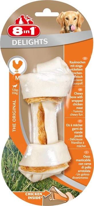 Produktbild 8in1 Delights Kauknochen M (Adult, 1 Stk., 70 g)