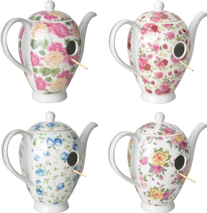 Produktbild Esschert Design Nistkasten Kaffeekanne, assortiert